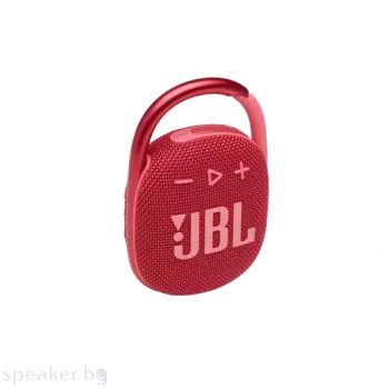 Тонколона JBL CLIP 4 RED Ultra-portable Waterproof Speaker