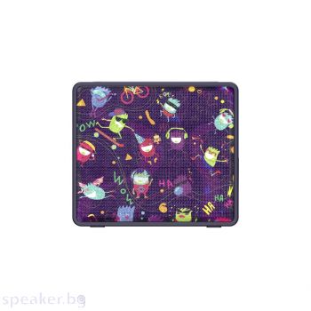 Блутут мобилна колонка HAMA колонка Pocket HaHaHa Live, 3 W, Виолетов