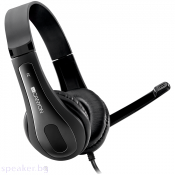 Слушалки CANYON HSC-1 basic PC headset with microphone