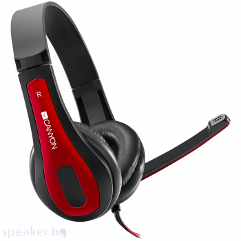 Слушалки CANYON HSC-1 basic PC headset with microphone