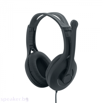 Слушалки No brand X3 Pro, За компютър, Микрофон, Черен