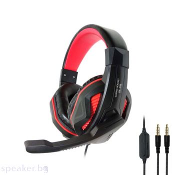 Слушалки Oakorn P40, За компютър, Микрофон, 3.5mm, Черен