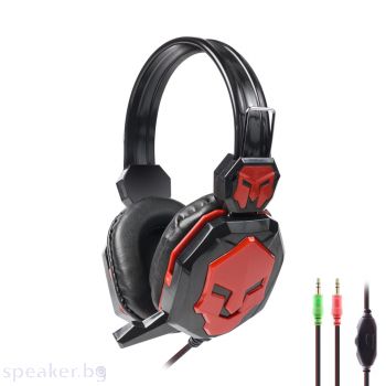 Слушалки Oakorn GM1000, За компютър, Микрофон, 3.5mm, Черен