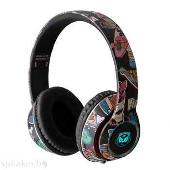 Слушалки с Bluetooth Gjby CA-035, Многоцветен