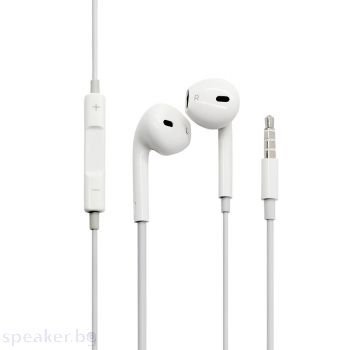 Слушалки за мобилни устройства Music Taxi X597, Mикрофон, Бял