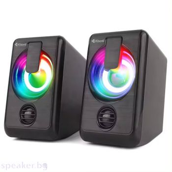 Тонколони Kisonli L-1010, AUX, 2x3W, Black - 22238