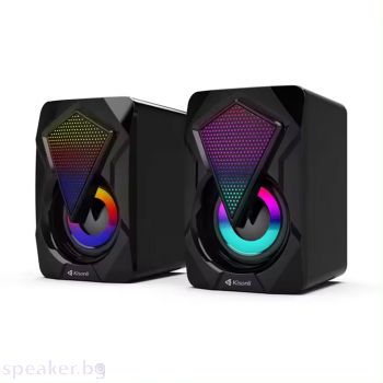 Тонколони Kisonli L-9090, AUX, 2x3W, Black - 22241