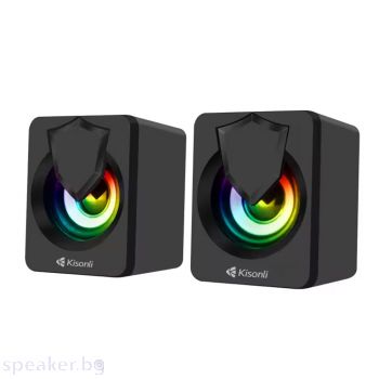 Тонколони Kisonli L-1030, AUX, 2x2.5W, Black - 22242