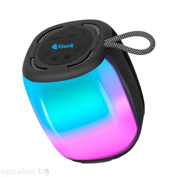 Тонколона Kisonli Q18, Bluetooth, USB, SD, FM, AUX, Black - 22263