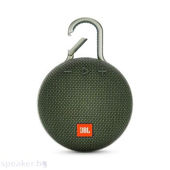 Блутут Колонка JBL Clip 3, Зелен