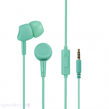 Слушалки HAMA Basic 4Phone,Микрофон, In-Ear, светло зелени