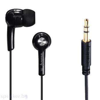 Слушалки HAMA "Basic4Music", In-Ear, Черен