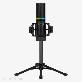 Настолен микрофон Streamplify MIC RGB, USB-A, стойка трипод