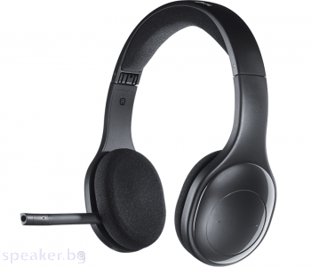 Безжични слушалки Logitech H800, Микрофон, USB, Bluetooth, Черни