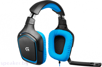 Слушалки с микрофон LOGITECH G430 Surround Sound геймърски
