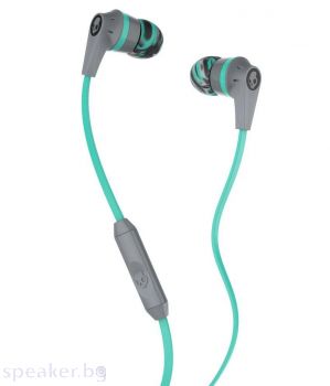 Слушалки тапи Skullcandy INKD 2.0 Сив/Мента