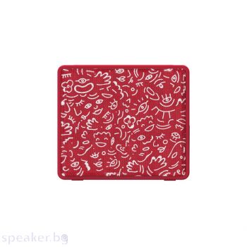 Блутут мобилна колонка HAMA колонка Pocket HaHaHa Feel, 3 W, Червен