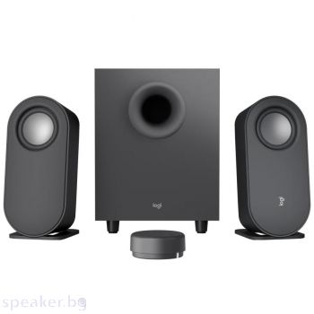 Тонколони Logitech Z407, 2.1, 40W, Bluetooth, Черен