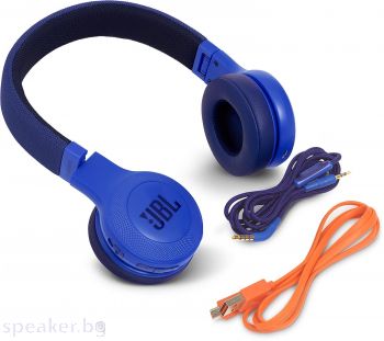 Блутут слушалки JBL E45BT, Син