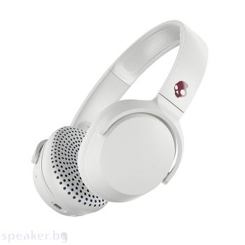Блутут слушалки Skullcandy Riff Wireless, Бял