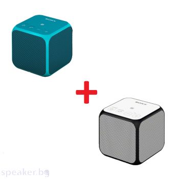 Безжични тонколони SONY SRS-X11 Bluetooth blue,white  2бр. 10W