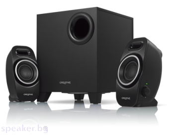Озвучителна система Creative INSPIRE A250, 2.1, 9W, Черен