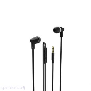 Слушалки HAMA Basic+ 137439, Микрофон, In-Ear, Черен