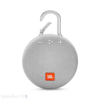 Блутут Колонка JBL Clip 3, Бял