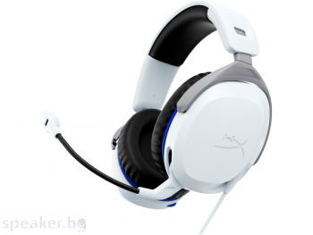 Геймърски слушалки HyperX Cloud Stinger за PS5/PS4 3.5mm жак с Микрофон, Бели