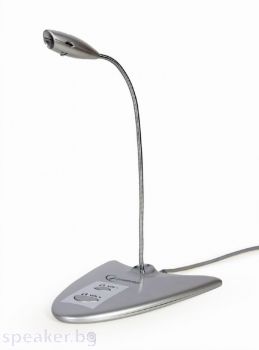 Микрофон GEMBIRD MIC-DU-01 USB с вградена звукова карта