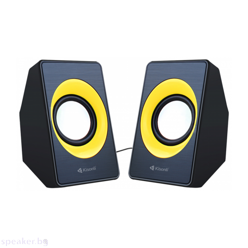 Тонколони, Kisonli, A-303, 2x3W, USB, Различни цветове 