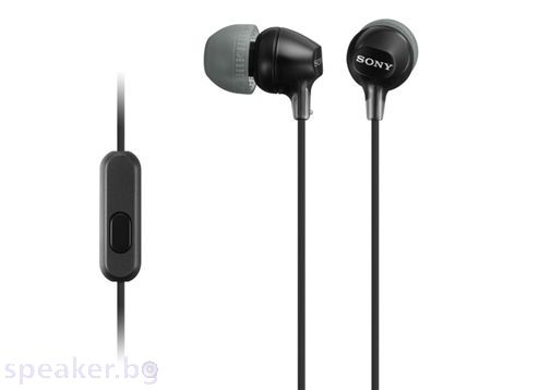 Слушалки SONY Headset MDR-EX15AP black
