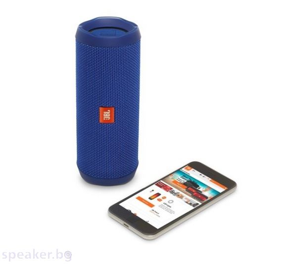 Тонколона JBL FLIP4 BLUE waterproof portable Bluetooth speaker