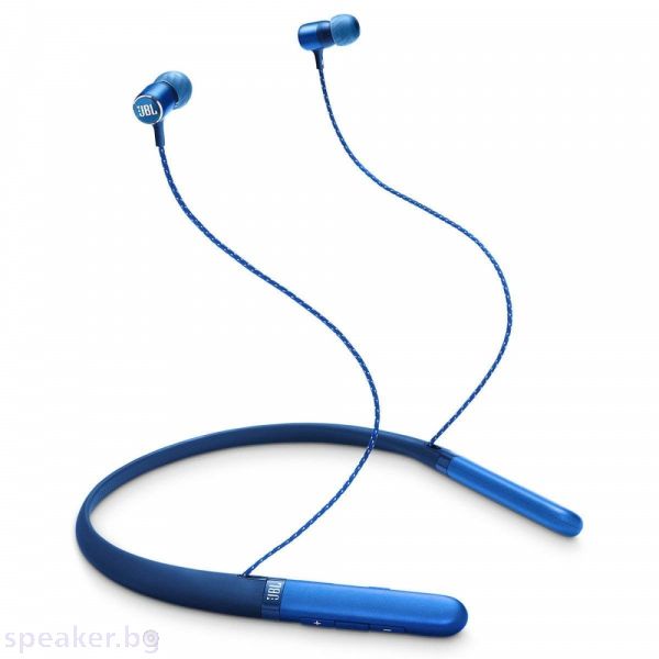 Слушалки JBL LIVE220 BT BLU Wireless in-ear neckband headphones
