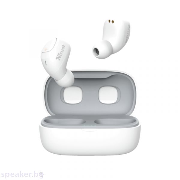Слушалки TRUST Nika Compact Bluetooth Earphones White