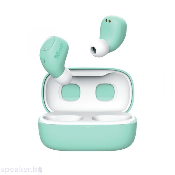 Слушалки TRUST Nika Compact Bluetooth Earphones Mint