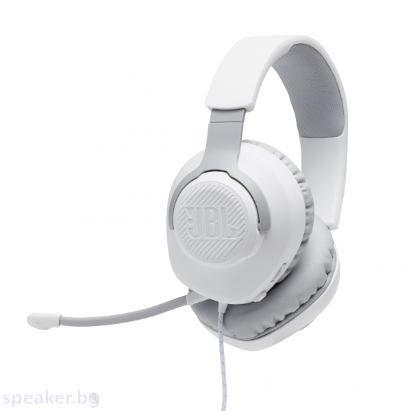 Геймърски слушалки JBL Quantum 100 White