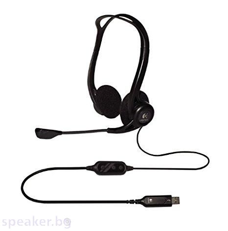 Слушалки с микрофон LOGITECH Logitech Stereo Headset Слушалки с микрофон P960