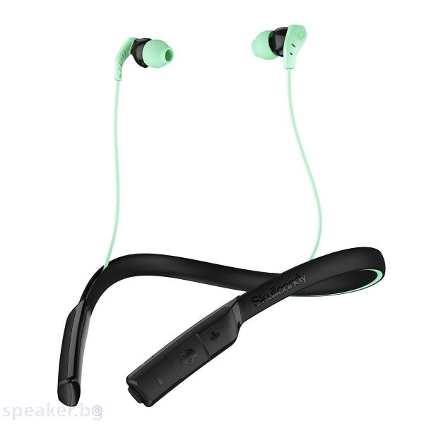 Блутут слушалки тапи Skullcandy Method Wireless Черен/Светлозелен