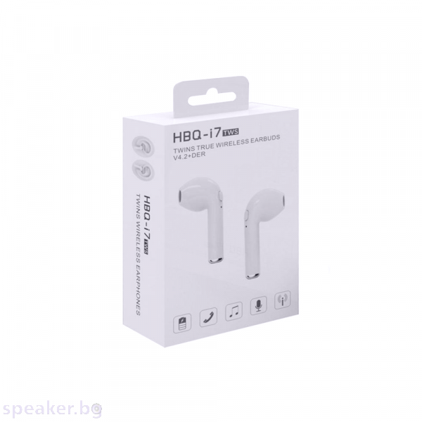 Bluetooth Слушалки, No brand, HBQ i7, Различни цветове – 