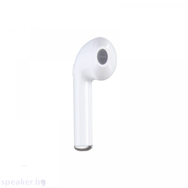 Bluetooth Слушалка, No brand, HBQ i7, Бял