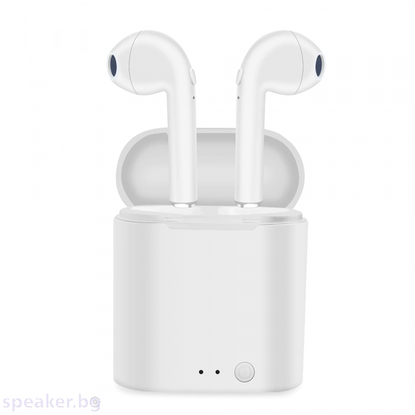 Bluetooth слушалки No brand, HBQ i7 TWS, Бял – 