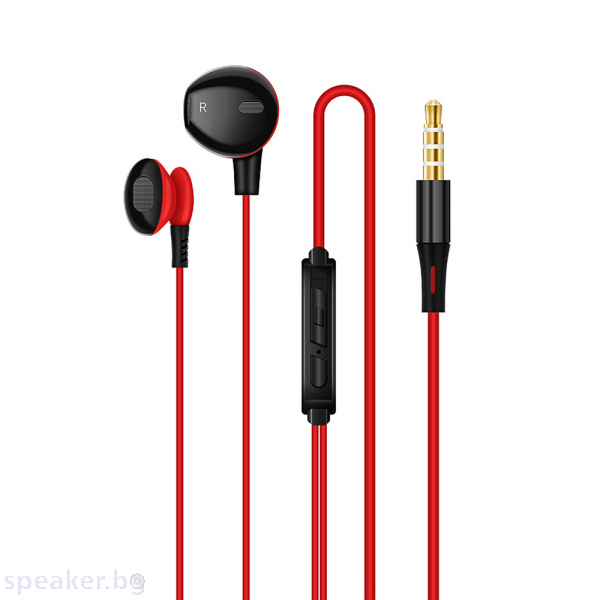 Слушалки за мобилни устройства Earldom ET-E8, Mикрофон, Черен 