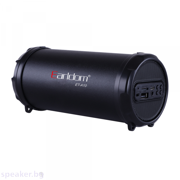 Тонколона Earldom ET-A10, Bluetooth, USB, FM, AUX, Черен 