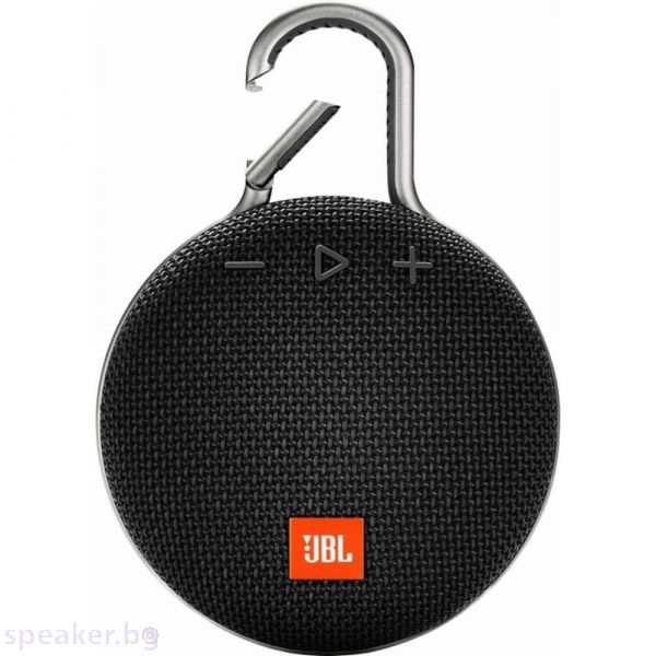 Блутут Колонка JBL Clip 3, Черен