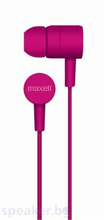 Слушалки с микрофон MAXELL SPECTRUM Earphone розови 