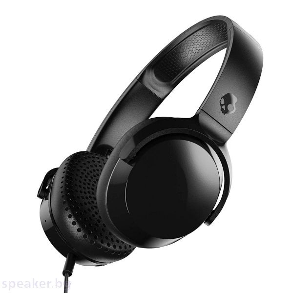 Слушалки с микрофон Skullcandy Riff On-ear, Черен