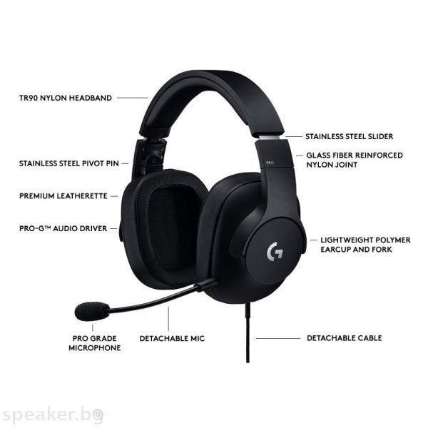 Геймърски слушалки Logitech G PRO