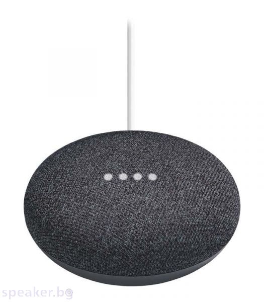 Безжична колонка Google Home mini Speaker, Carbon