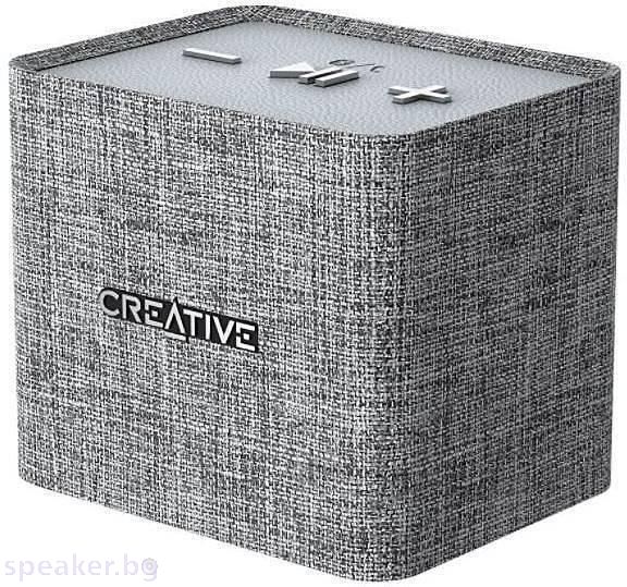 Портативна блутут колонка  Creative NUNO Micro, Bluetooth, Сив